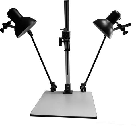 camera copy stand lights